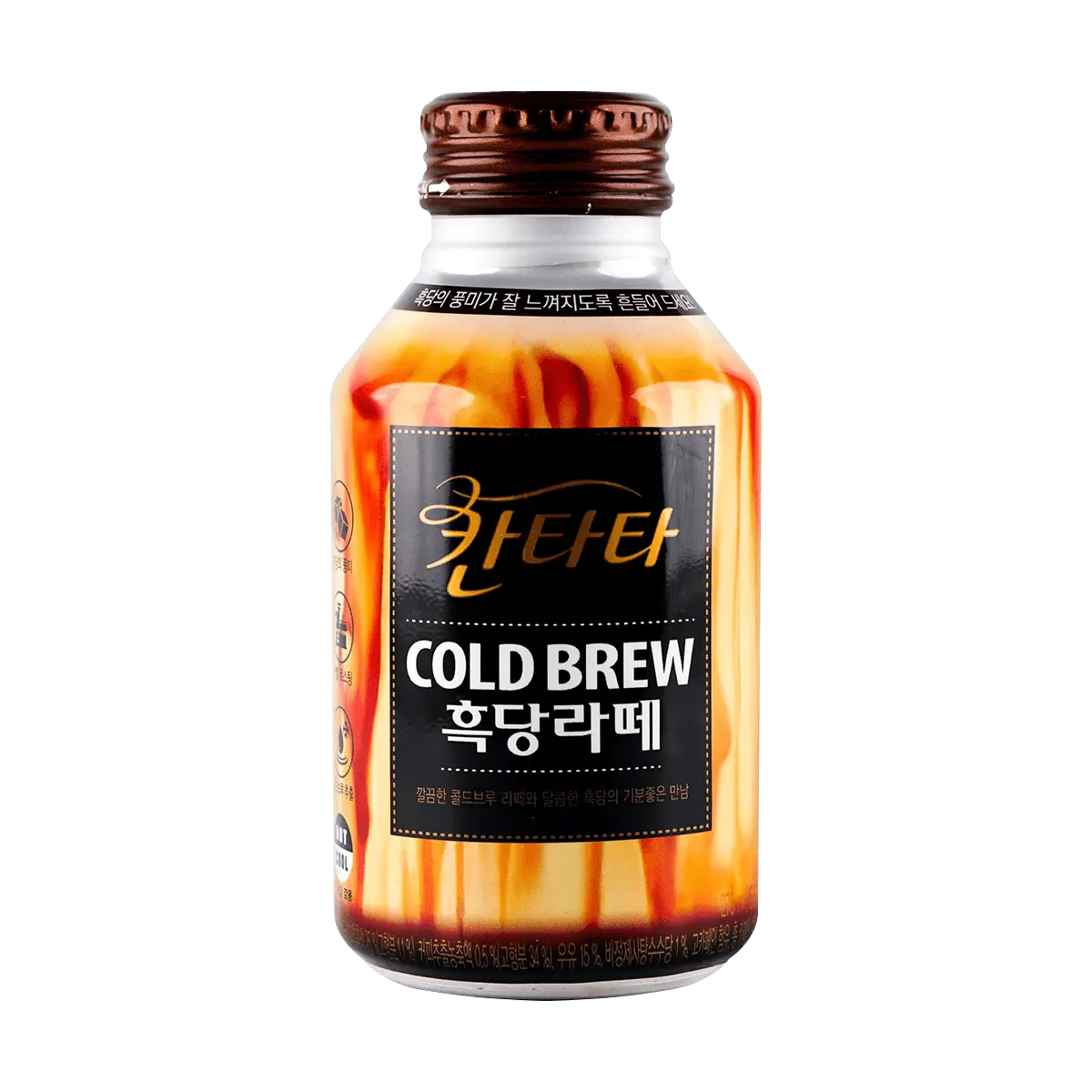 LOTTE Cold Brew Caramel Latte Coffee Drink 275ml - Ready-to-Drink Korean Iced Coffee