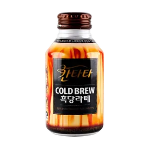 LOTTE Cold Brew Caramel Latte Coffee Drink 275ml - Ready-to-Drink Korean Iced Coffee