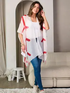 Baseball Game Day Shirt Kimono Cardigan - Open Shawl Blouse Cover Up for Sports Fan, Mom, Team Gift Outfit Womenswear