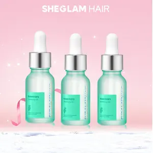 【live only】SHEGLAM HAIR RosemHair Care Esary Hair And Scalp Oil -15ml/0.5Fl Oz,Rosemary Hydrating Oil Serum,Balance Scalp Sebum,Soothe Dry Scalp,Increase Shine & Elasticity,Nourish Hair Follicles,Enriched With Rosemary Oil