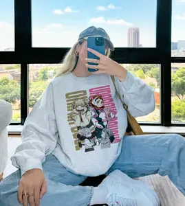 T0ga x 0chako MHA Anime Manga T-Shirt My Her0 Sweatshirt Hoodie Anime Fan Gift Casual