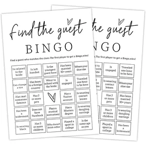 Find The Guest   Cards for Wedding Bridal Shower, Wedding Bachelorette Party  Shower Favors, 30  Cards, Engagement Party  Decor Supplies, Wedding  for Reception -L855
