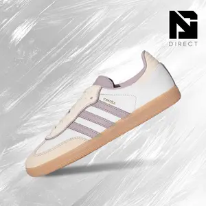 Adidas Wmns Samba OG 'Cream White Preloved Fig'– Women's Lifestyle Sneakers – Shoes For Woman -Vintagen -Spring & Summer-Inspired Running Shoes, Shock-Absorbing Comfort, Gym To Streetwear Casual Wear-back to school-IE1417