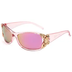XUH Polarized Sports Fishing Sunglasses for Men Women, UV400 Protection Wrap Around Butterfly Design Goggles for Fishing, Driving, Cycling & Outdoor Activities