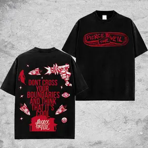 [$$$MANLIFE] Pierce The Veil Band 'Misadventures' Retro Unisex 100% Heavyweight Cotton T-Shirt, I Can't Hear You World Tour 2025 Shirt Hoodie, Classic Post Hardcore Hoodie Tshirt, Alternative Streetwear Essential for Rock Lovers