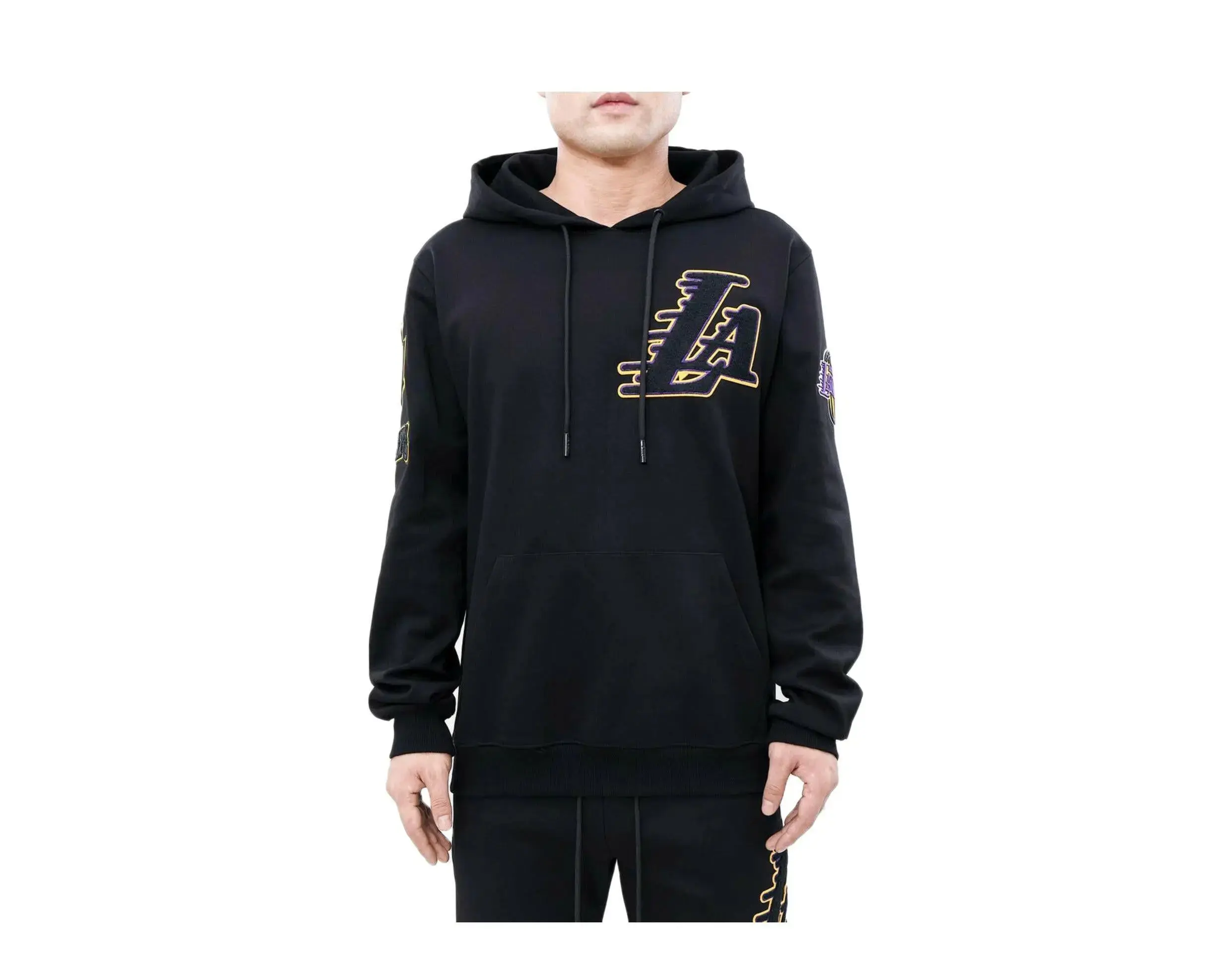Pro Standard Los Angeles Lakers Logo Hoodie in Black | Men's