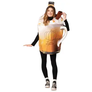 Men's Pumpkin Spice Latte Costume - Halloween Humor