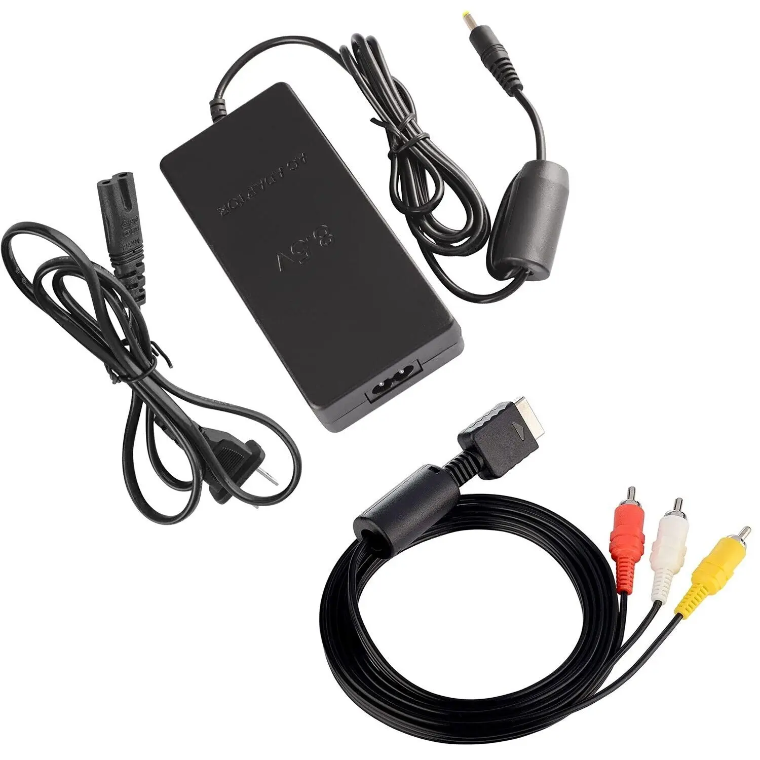 AC Adapter Charger Power Supply TV AV Cable Plug for Sony Playstation 2 Slim PS2 Slim Console Accessories Compact