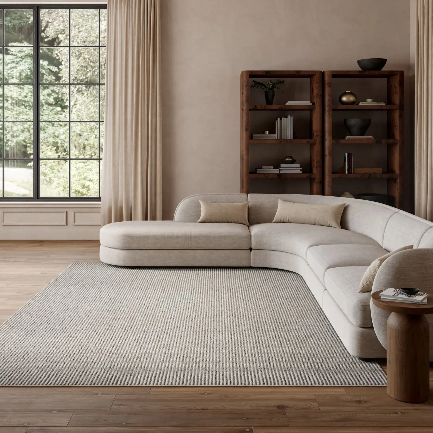 Nourison Textured Modern Area Rug - Minimalist, Decorative, Soft Indoor Floor Rug for Home Use