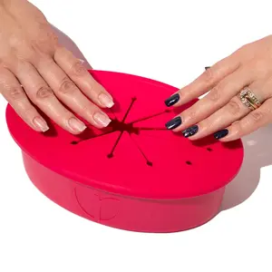 Swift Soak Manicure Removal System - Silicone Scrubbing Container for fast and safe Dip Powder, Gel Polish and Lacquer Polish Removal