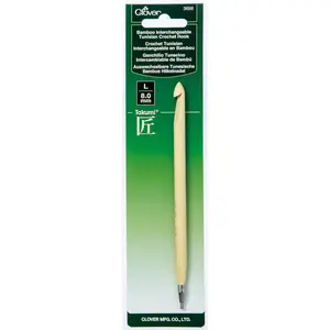 Takumi Bamboo Interchangeable Tunisian Crochet Hook Brown, 6.5" Height x 0.2" Width x 0.2" Length
