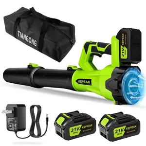 Cordless Turbo Jet Blower, High-Power 40000RPM Motor Blower with Dual Batteries & Charger, Adjustable Wind Speed, 650G Thrust,for Valentine’s Day Gift