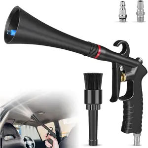 Tornado  Cleaning , Dry  Detailing Tools,  Alloy Bearing Nozzlefor,   Blasts Dirt and Dust Works with Air Compressor (Black)