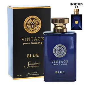 Sandora Fragrances Men's Cologne – Calabrian Bergamot, Grapefruit, Black Pepper, Incense – Fresh, Citrus, Spicy, Woody – Long-Lasting Eau de Parfum 3.4 fl oz