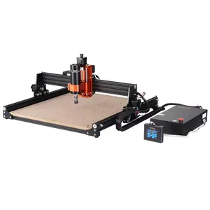 Father's Day Gift VEVOR CNC Router Machine, 300W, 3 Axis GRBL Control Wood Engraving Carving Milling Machine Kit, 400 x 400 x 75 mm / 15.7 x 15.7 x 2.95 in Working Area 12000 RPM for Wood Acrylic MDF PVC Plastic Foam
