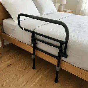 Elderly Stand-Up Adjustable Folding Bedside Support Rail