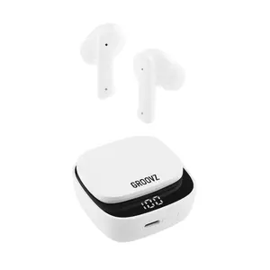 Groovz True Wireless Earbuds with Charging Case Earphones Headphone