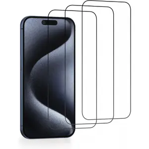 Screen Protector for iPhone 17 16 15 14 13 12 Pro Max plus  9H+ Hardness Military Grade Tempered Glass Film Installation 6.7'' Full Coverage, Case Friendly-3 Pack
