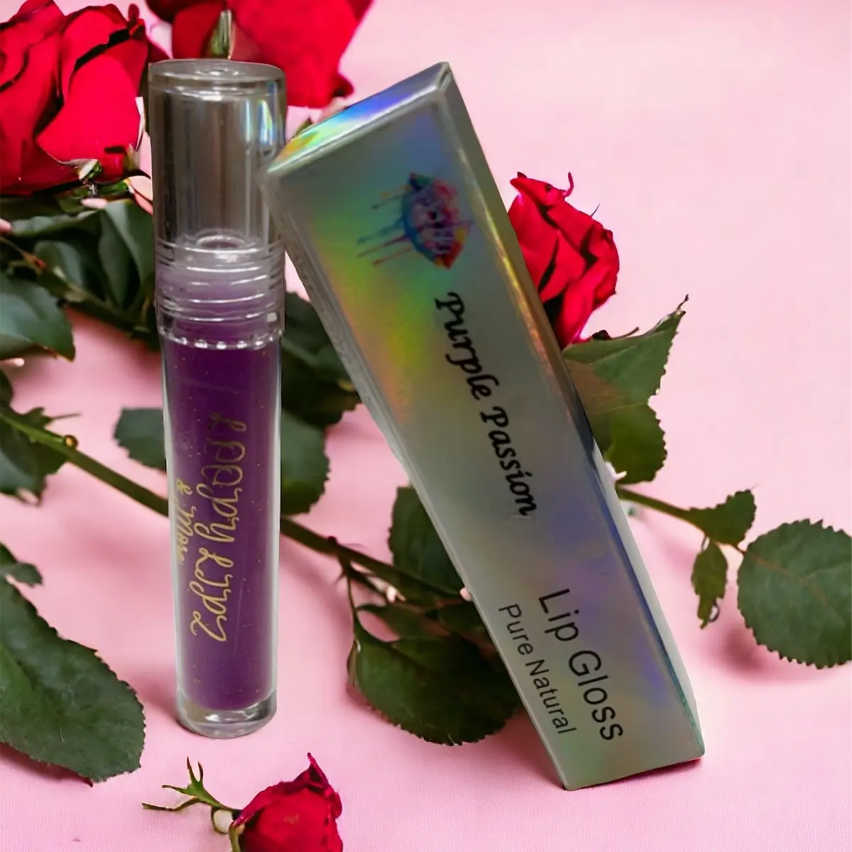 Loopy Lipz Purple Passion Lipgloss All Natural