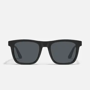 QUAY - FLIP SIDE Sunglasses Sunglasses men Square Shape Black Frames Adjustable Sunglass with Built-in Universal Nose Pads