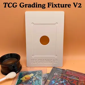 TCG and Sports Card Grading Centering Fixture — Protect Your Cards While Checking Centering!