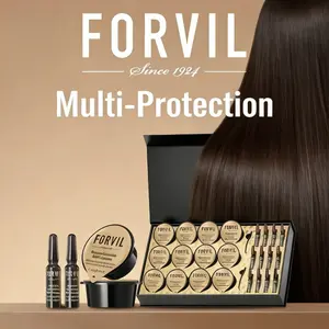 Viral Hack FORVIL High-Concentrate Serum Luxury Hair Mask & Ampoule Combo Fast Repair for Frizy Ends In-Flight Dryness Cure