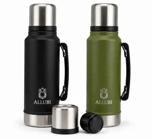 ALLUBI Insulated Thermos Flask 1.0 L – Stainless Steel Vacuum Bottle (Hot & Cold) Drinkware Lid Portable Insulation Leakproof Bottled Mug Tumbler