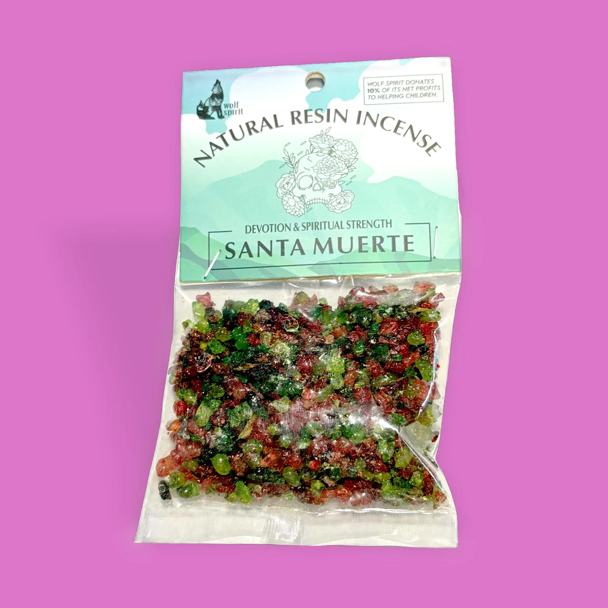 Santa Muerte Resin Incense, 1 Pack - Sacred Rituals Scent, Rich Aroma Home Fragrance, Enhances Ceremonial Experience