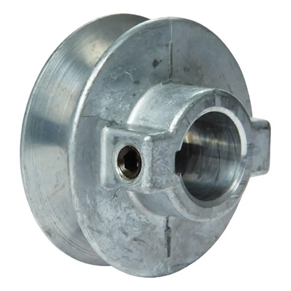 212 MAIN 225A7 Model Single V-Grooved Pulley, 2.25x0.75 in Zinc Cast Pulley for Grooved Belts, Sailing Water Sports Accessory, Single Pulley