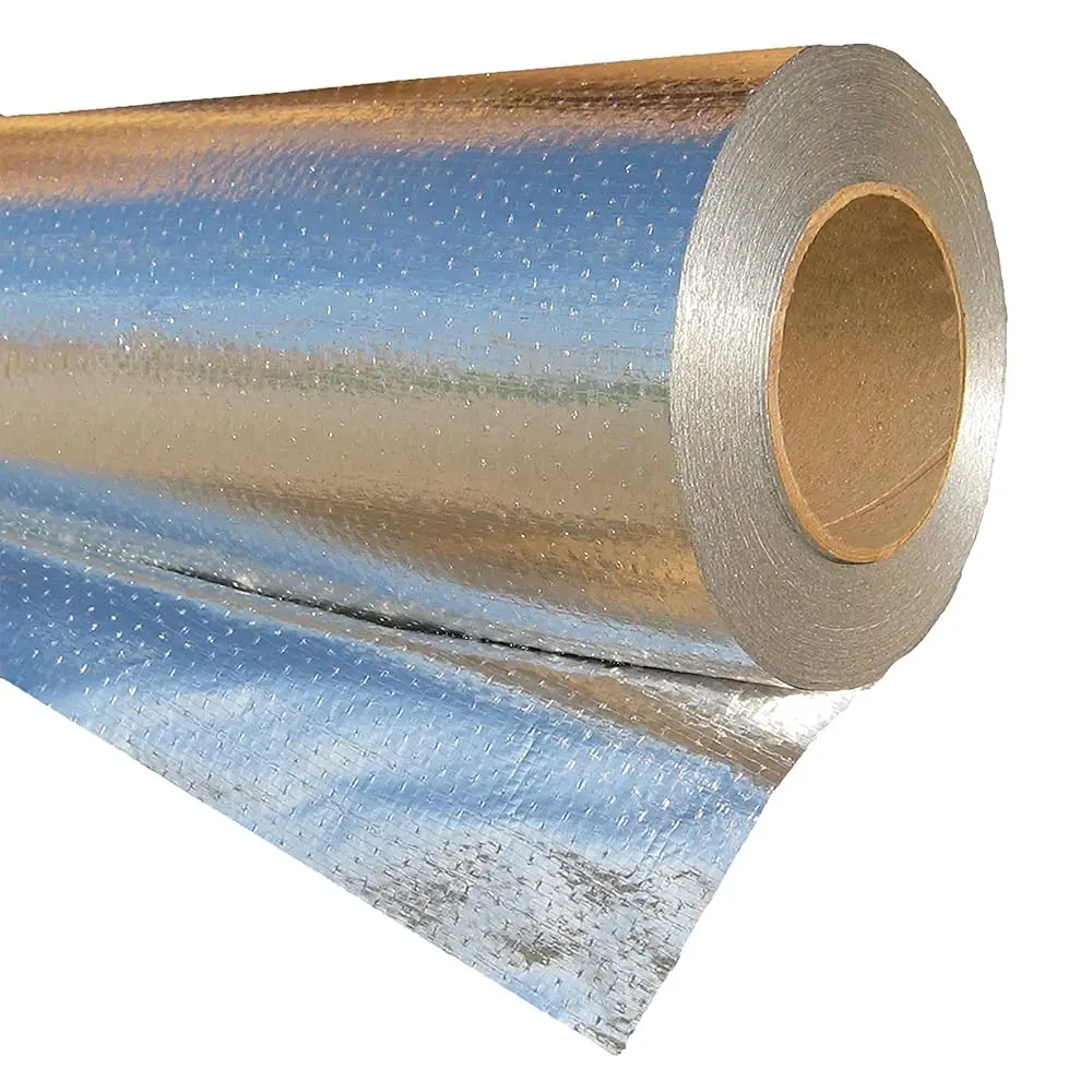 RadiantGUARD Xtreme Radiant Barrier Insulation Roll for Attic Heavy Duty Perforated Double Reflective Aluminum 28 lbs Commercial Grade Fire Rated