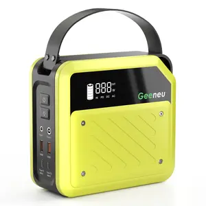 72000mAh Geeneu Portable Power Station 270Wh Fast Charging, Rechargeable Generator with 5 Outputs, Solar Generator, Power Bank Outdoor Camping Home Emergency Outage Usb Battery Powered Usb Battery Adapter