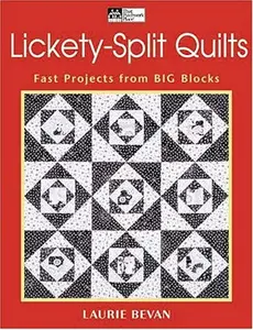 USED-Lickety-Split Quilts: Fast Projects From Big Blocks by Laurie Bevan (Paperback)