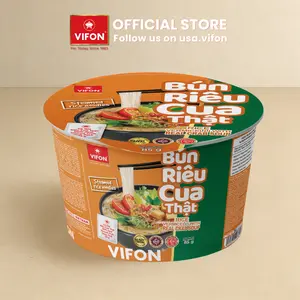 VIFON Rice Vermicelli Soup with Real Crab 6 Bowls 3oz each