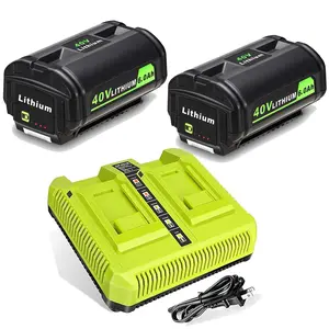 [FathersDayGift] JYJZPB 40V 6.0Ah Battery for Ryobi 40V Battery, High Capacity 40-Volt Lithium Battery for RYOBI OP4040 OP40201OP4026 OP4030 OP4050 OP4050A OP4060 OP40601 OP40602 OP4060A OP4075A
