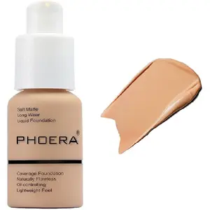 PHOERA Foundation Makeup Full Coverage Fast Base Brighten long-lasting Shade US Concealer Lightweight