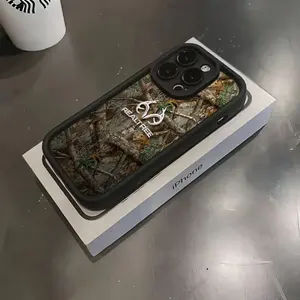 Phone Case - R-Realtree Real Tree Camo Phone Case Compatible with iPhone 17 E Air Pro ProMax iPhone16 15 14 Plus 13 12 Mini 11 X XS XR, Soft TPU Back Cover for Drop Protection