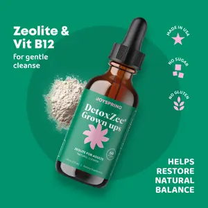 JoySpring DetoxZee Grown ups Zeolite Drops for Adults Natural Cleanse 60 Servings 60 mL Dietary Supplement JoySpring DetoxZee Grown ups Zeolite Drops for Adults Natural Cleanse 60 Servings 60 mL Dietary Supplement