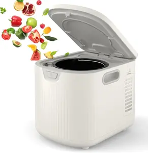 Garvee Electric Composter Countertop - 2.5L Kitchen Odorless Compost Bin, 3 Modes Smart Food Waste Compost Machine, Auto Cleaning, LED Display, Low Noise, Food Waste to Fertilizer Conversion