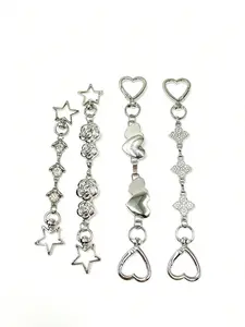 Rhinestone Decorated Bag Chain Extender, Fashionable Bag Strap Extender, Adjustable Bag Strap for Women's Handbag, Trendy All-match & Exquisite Bag Accessories for Daily Use