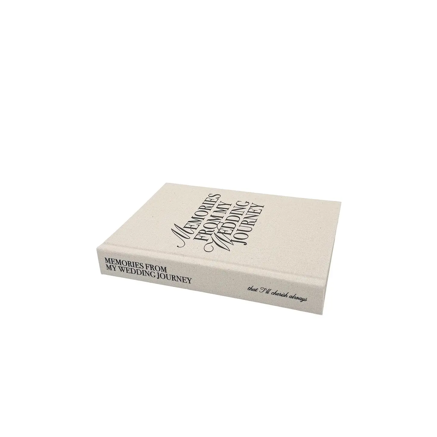 The Ceremony Club Wedding Journey Instax Mini Photo Album in Linen & Black
