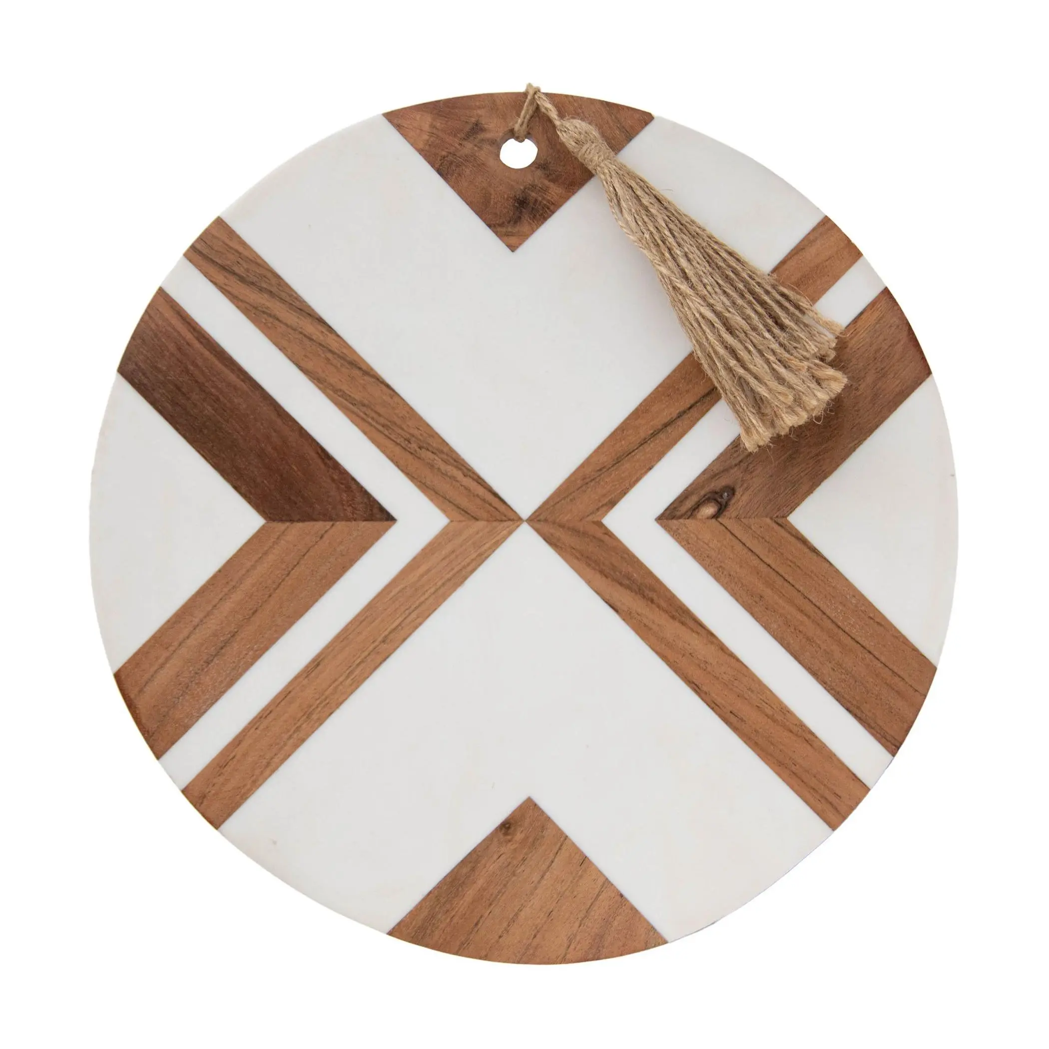 Foreside Home & Garden 12" Round Resin Cutting Board
