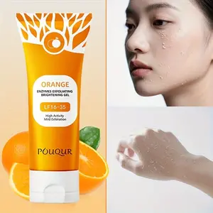 Fruit Brightening Cleansing Gel, Cleanser, Gentle Exfoliating, Smooth Moisturizing, Full Body Use, All Skin Types, 100g, Party & Daily Care