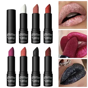 Starry Night Rose Glitter Lipstick, Moisturizing Formula with Velvet Texture, Long-Lasting Waterproof Gloss, Daily Lip Care Gift Choice er Lipstick, Moisturizing Formula with Velvet Texture, Long-Lasting Waterproof Gloss, Daily Lip Care Gift Choice