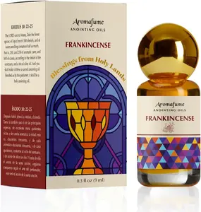 Frankincense Anointing Oil | Balsamic & Soft Woody | Holy Oil for Prayer and Protection | Made with Biblical Spices and Blessed Virgin Olive Oil from Jerusalem