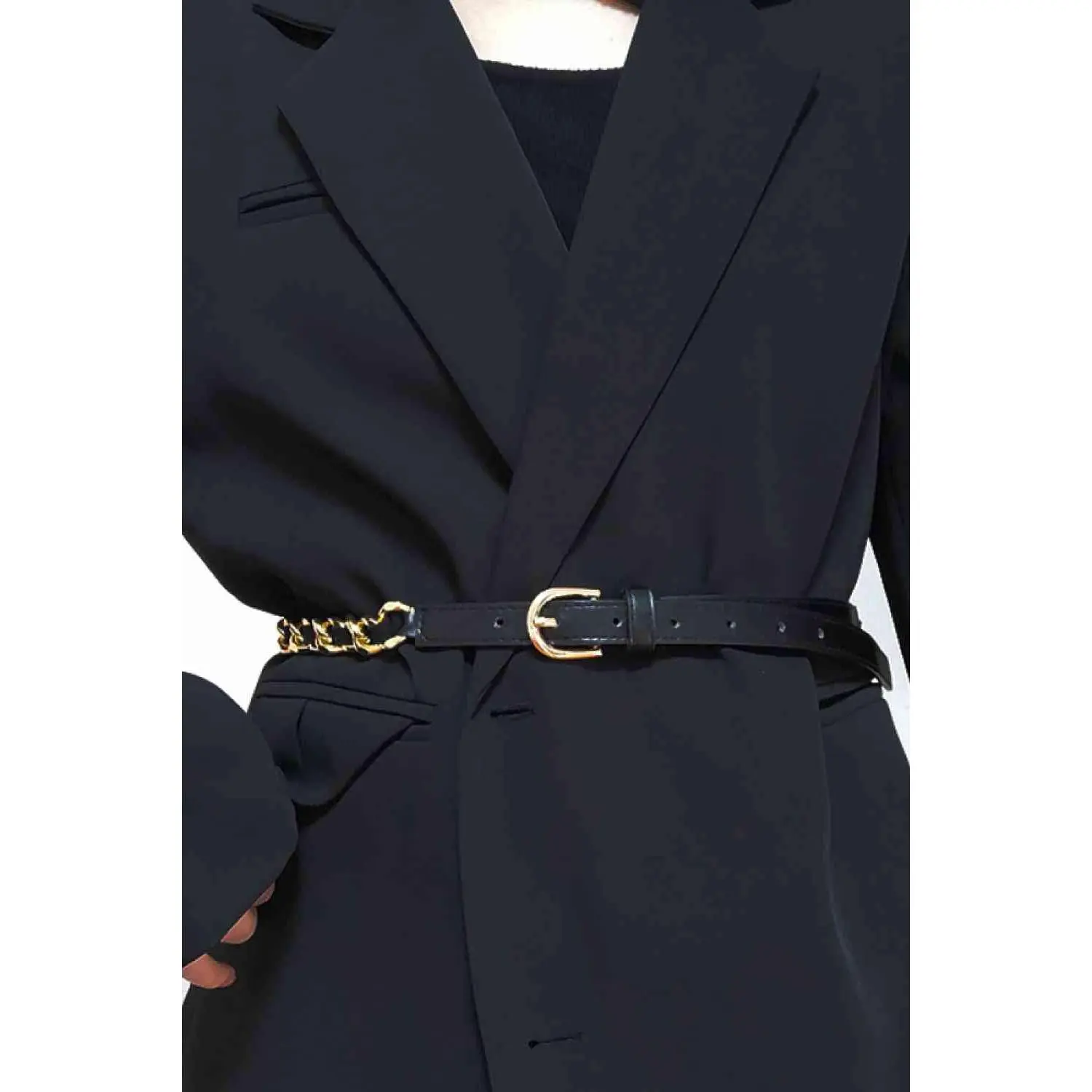 Luxe Chain Skinny Belt