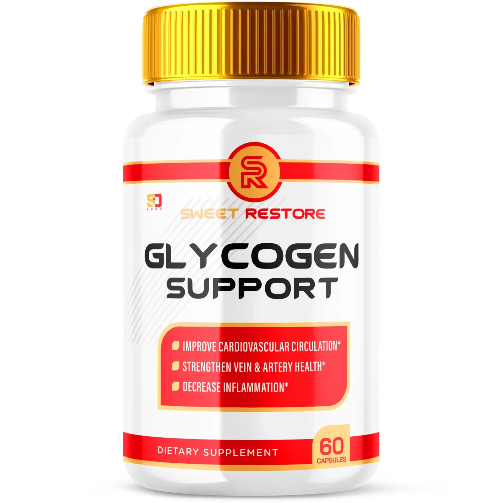 Sweet Restore Glycogen Support  Support Daily Balance and Energy 60 Capsules
