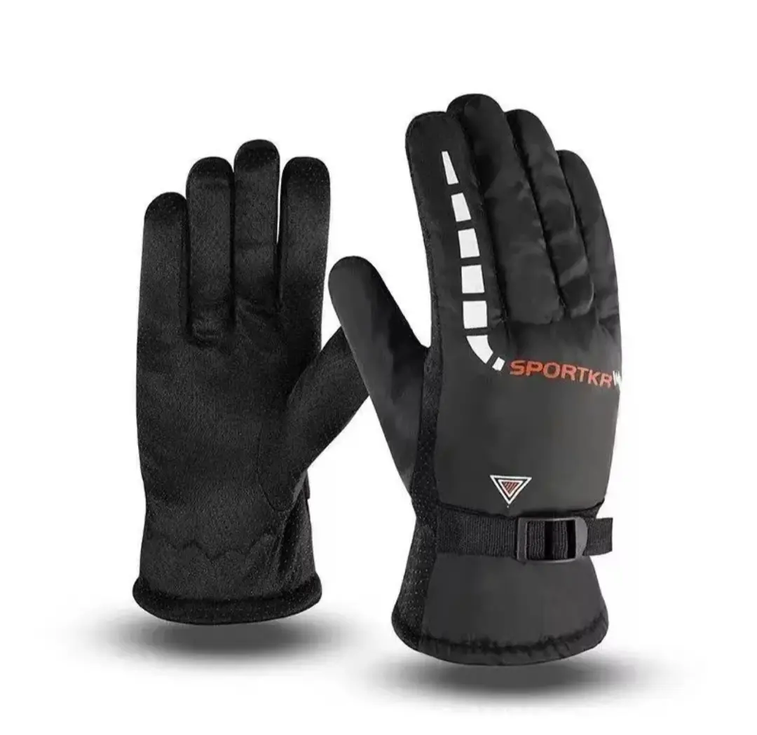 Unisex Thermal Fleece Winter Gloves – Warm, Windproof, Outdoor Cycling & Skiing