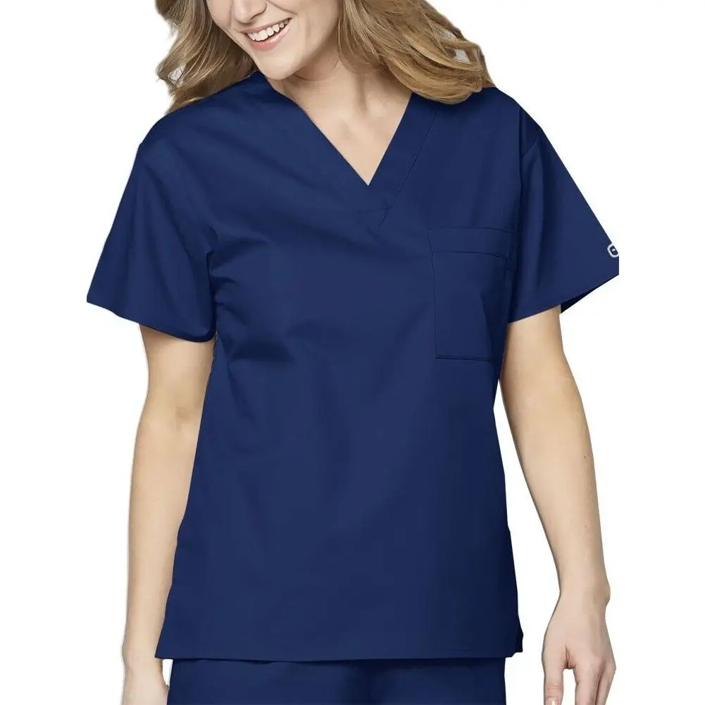WonderWink WonderWORK Unisex V Neck Top Scrub Top Size Medium