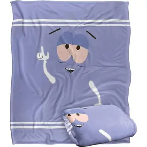 South Park Towelie Officially Licensed Flannel Blanket - Premium Flannel Material Silky Touch Super Soft Throw for Bed Sofa Office Travel Camping Mother's Day Valentine's Day Birthday Christmas Gift