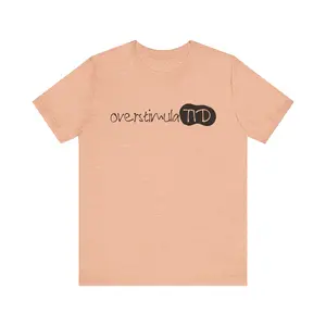 ADULTS - overstimulat1D (overstimulated) Graphic T-Shirt - Type 1 Diabetes Awareness Casual Cotton